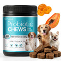 Probiotics for Dogs, 200 Soft Chews with Digestive Enzymes and Prebiotics W74836