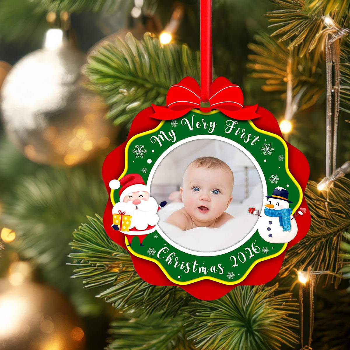 Baby First Christmas Ornament 2026 Y14167