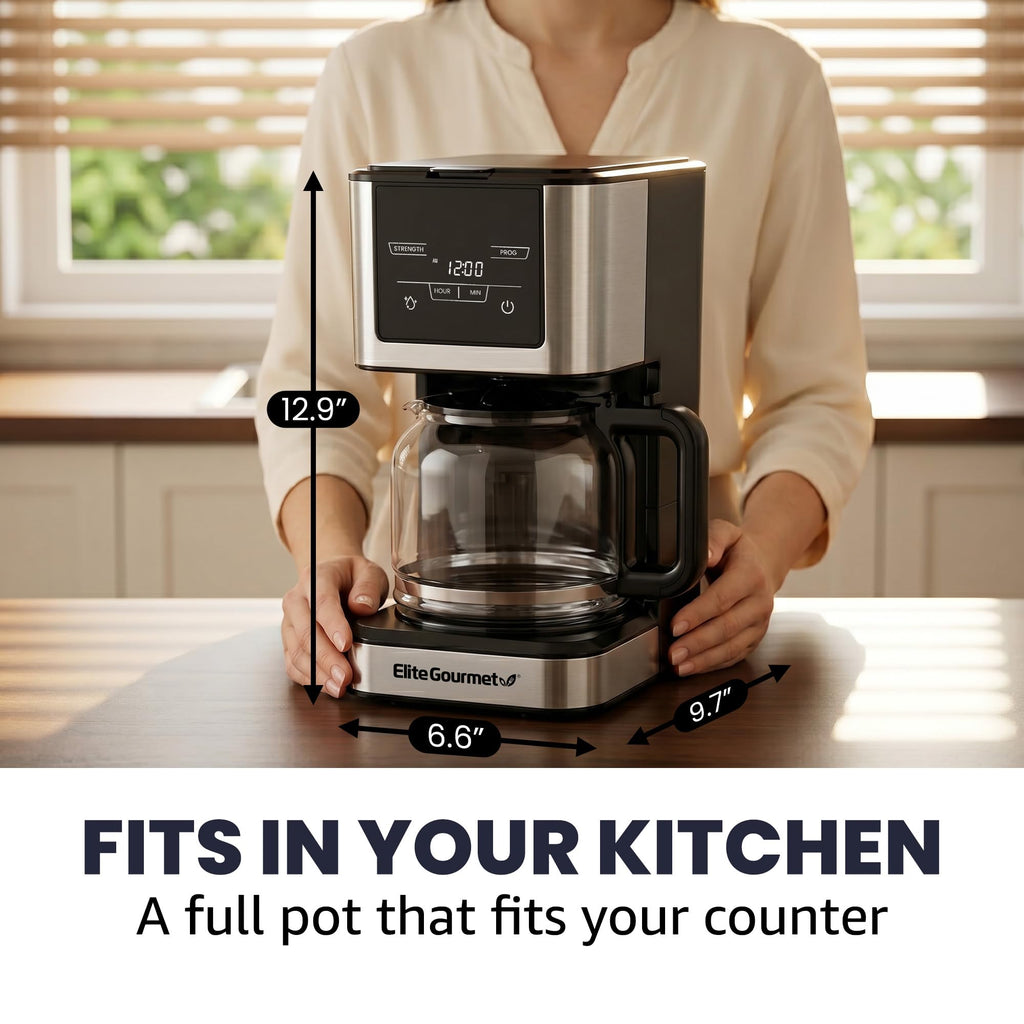 12-Cup Programmable Drip Coffee Maker L4116