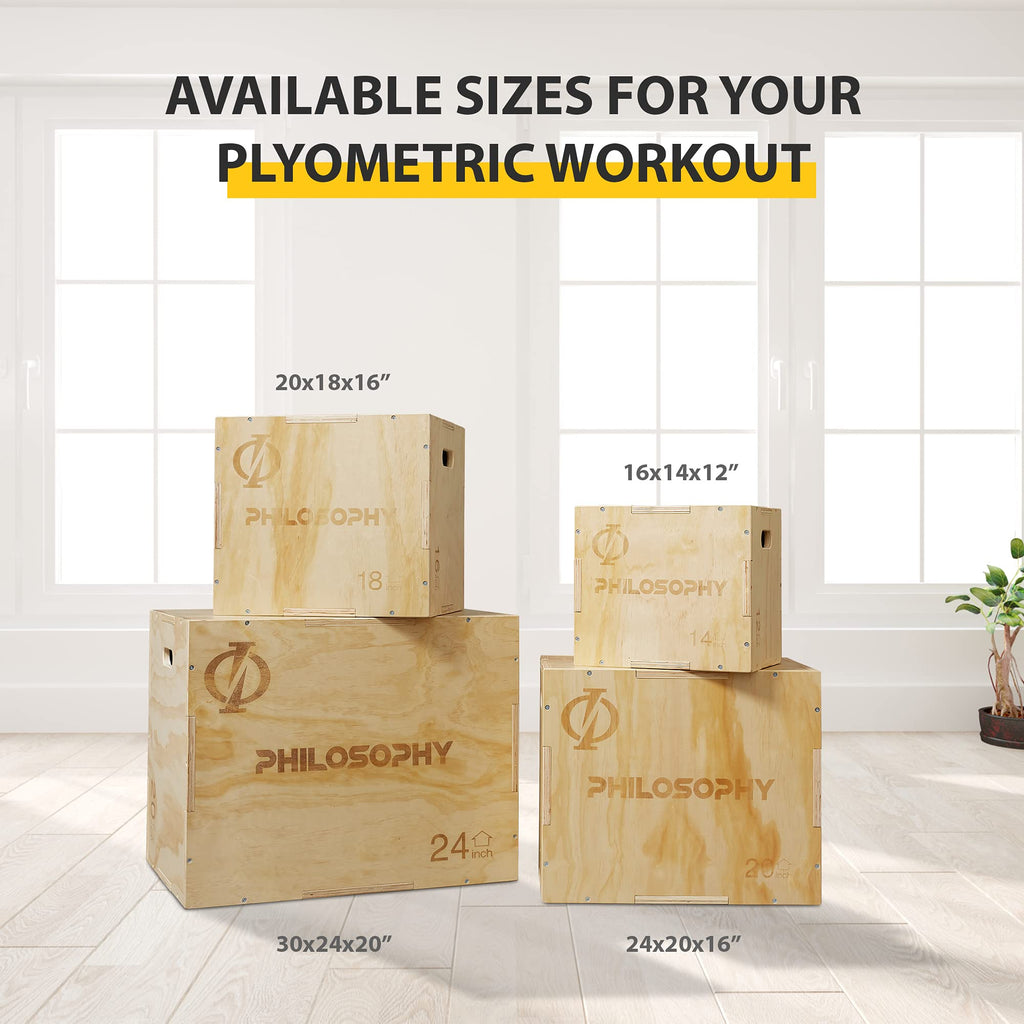 3-in-1 Wooden Plyo Box C6987