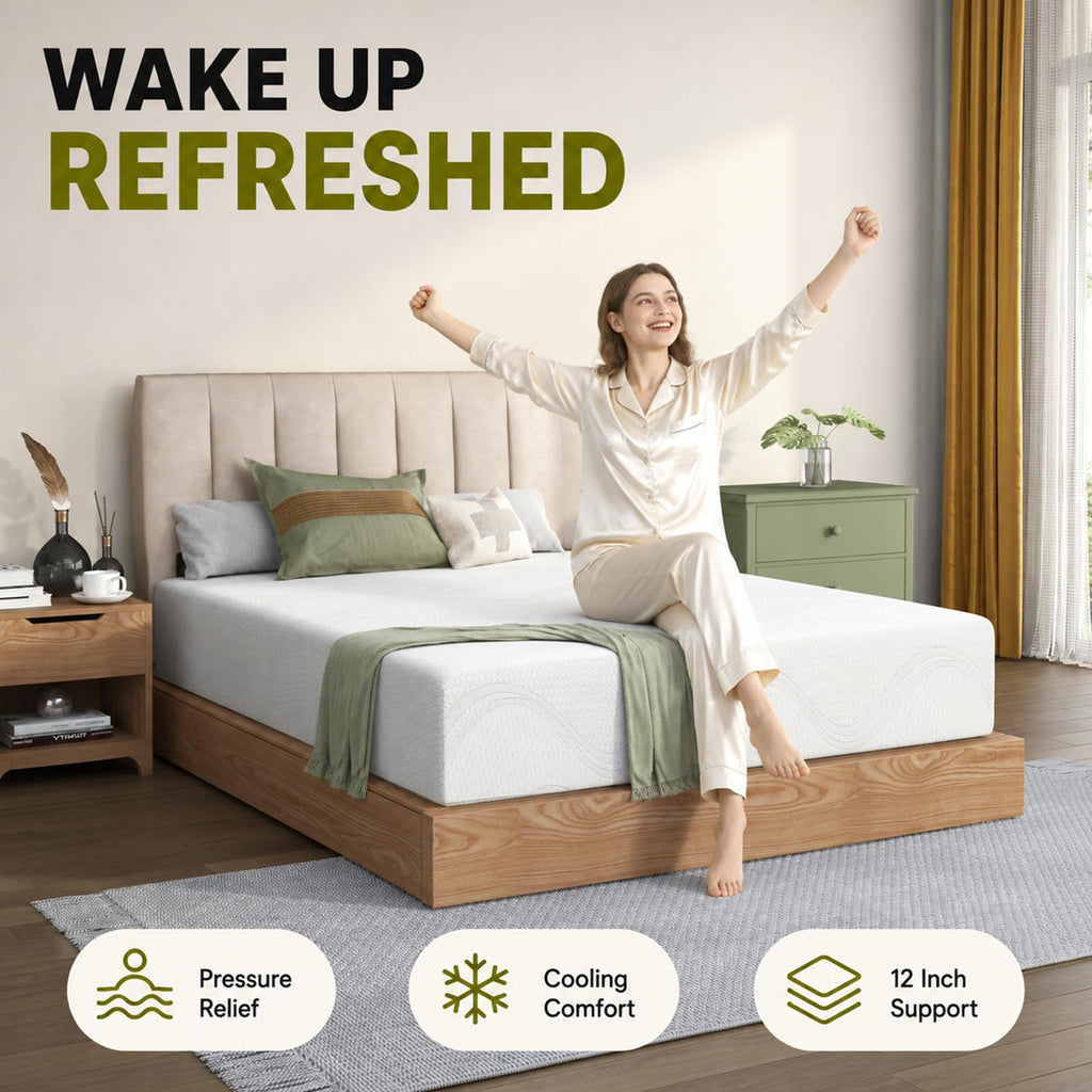 6 Inch Twin Memory Foam Mattress J50009