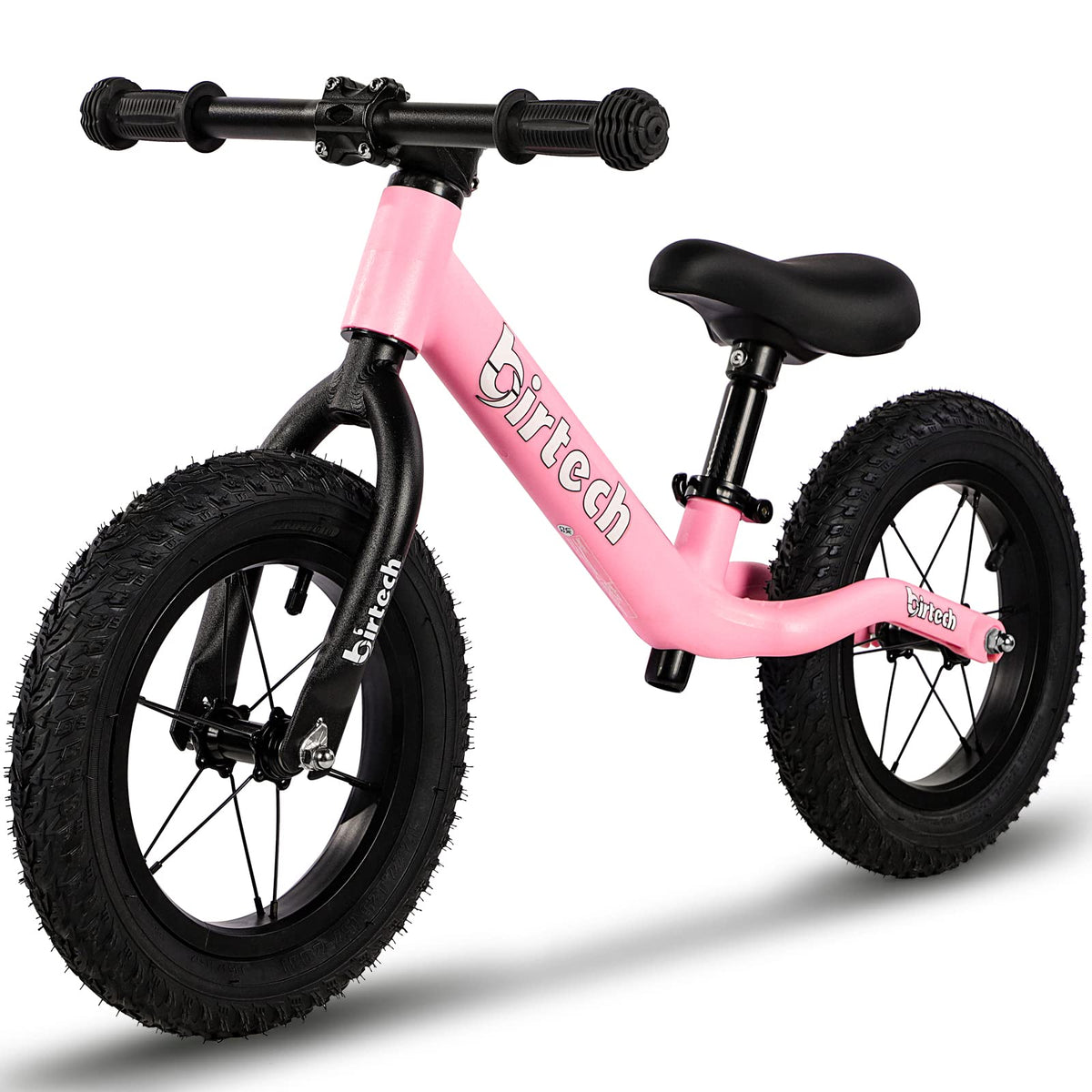 12" No Pedal Balance Bike with Inflatable Rubber Tires C39664