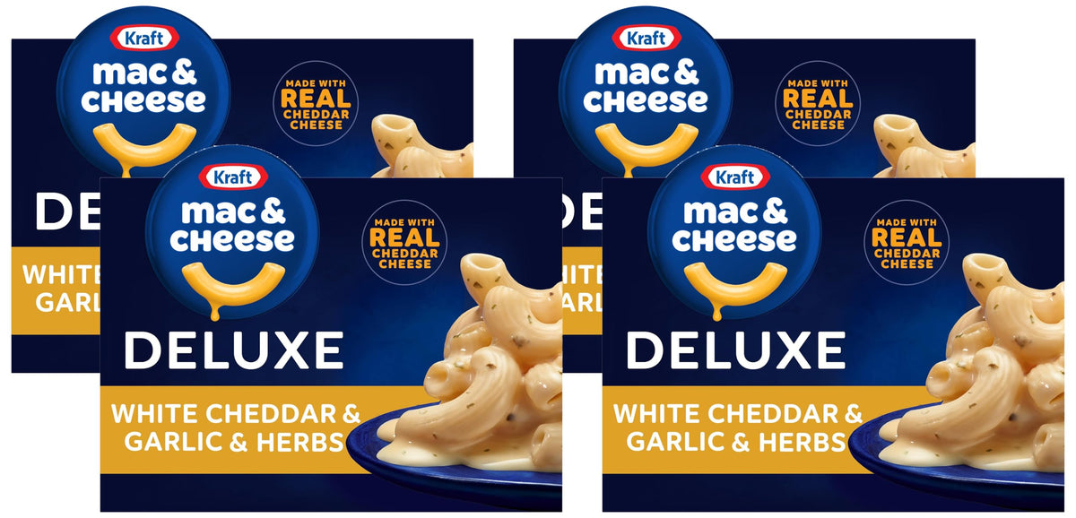 White Cheddar and Garlic and Herbs Mac and Cheese 11.9 oz Pack of 4 Y803222