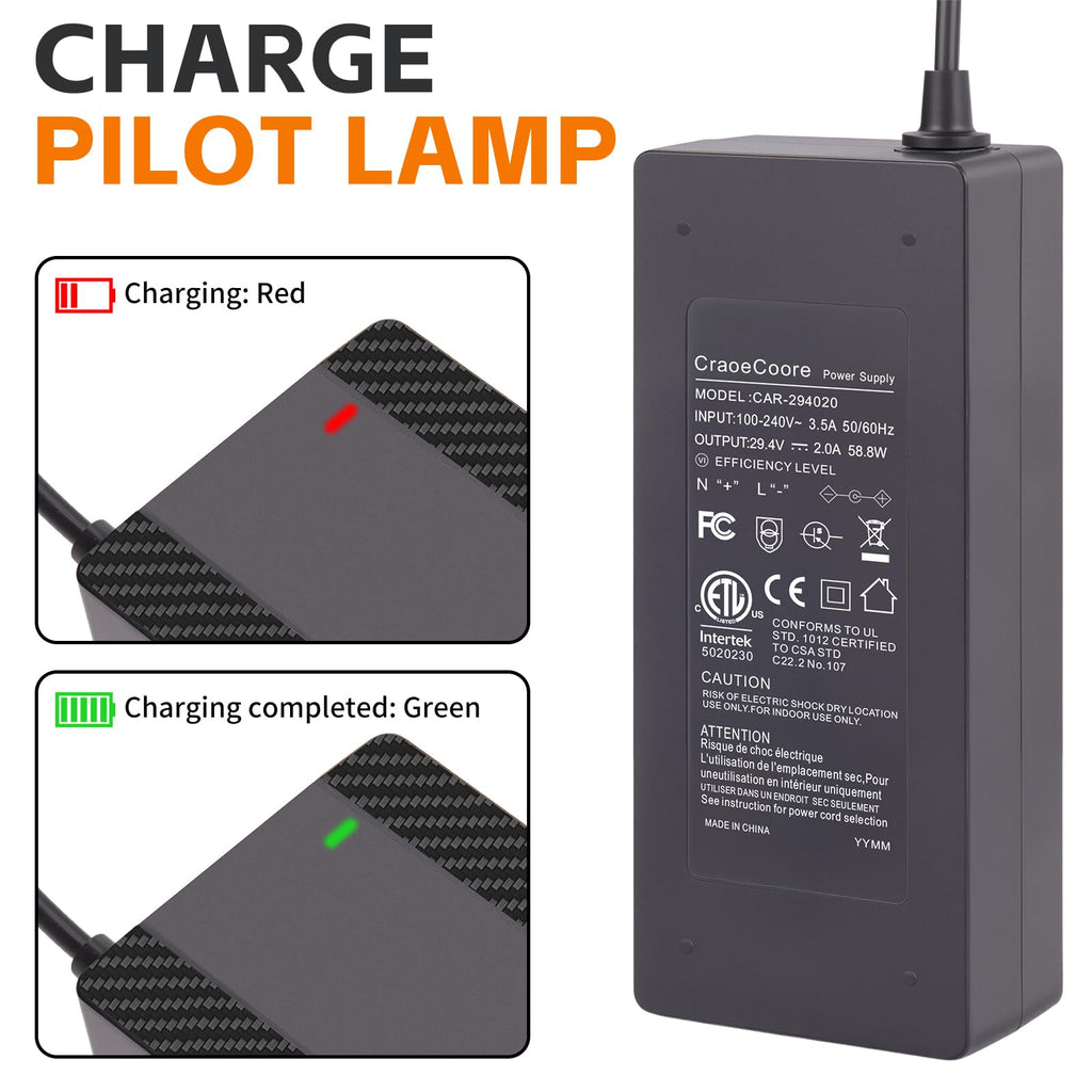29.4V 2A Lithium Battery Charger U1856
