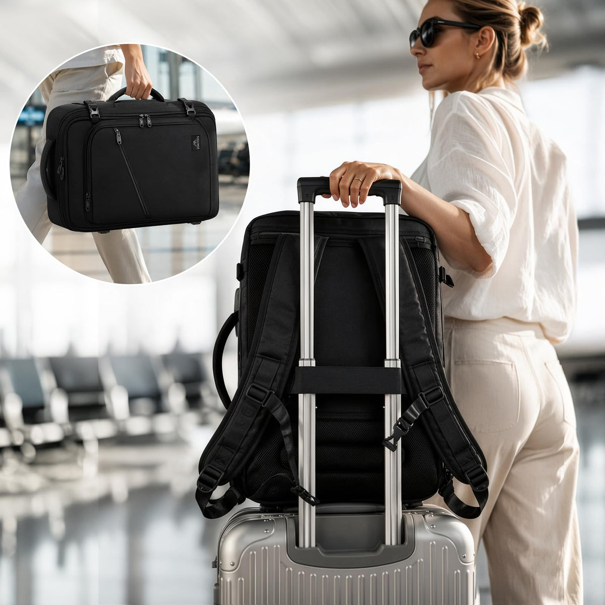 Extra Large Expandable Travel Backpack L14652