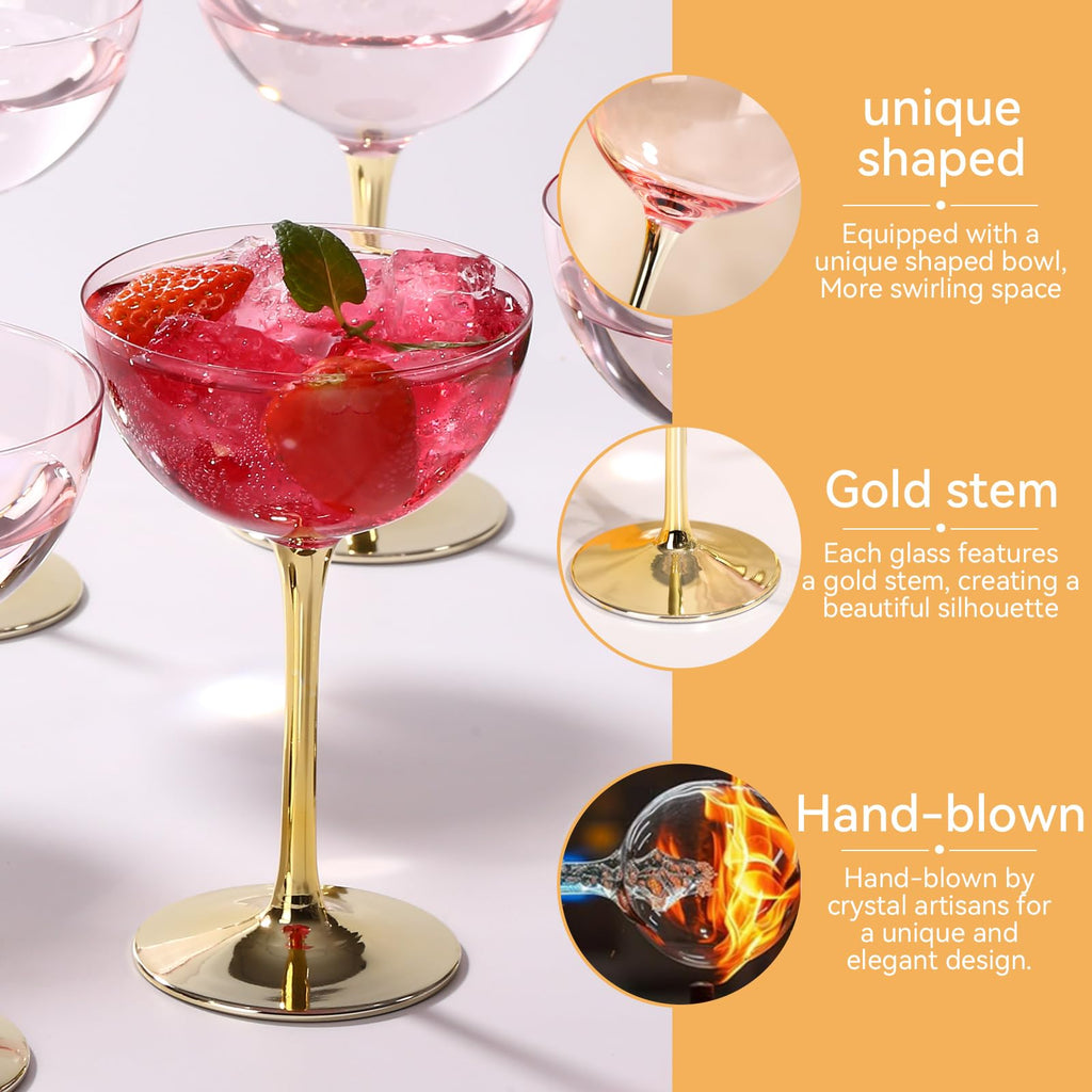 Pink Martini Glasses Set of 6 B506217