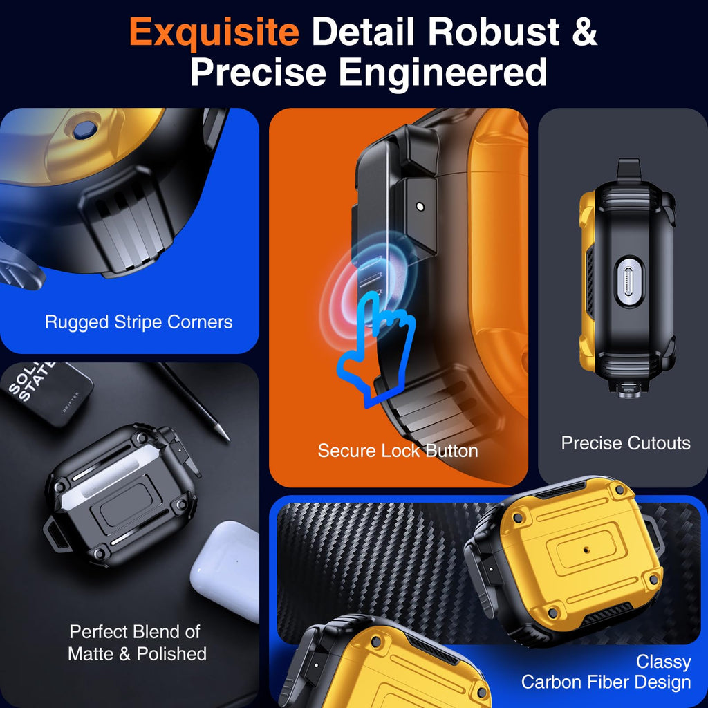 Yellow AirPods 3rd Generation Case with Keychain L84751