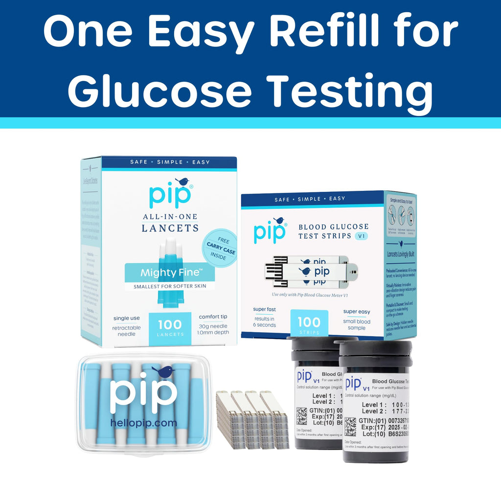 Blood Glucose Test Strips and Lancets 100 Count 30G 1.0mm D43873