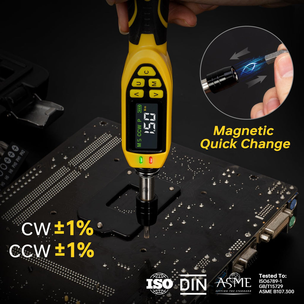 46-Pc Digital Torque Screwdriver Set L407