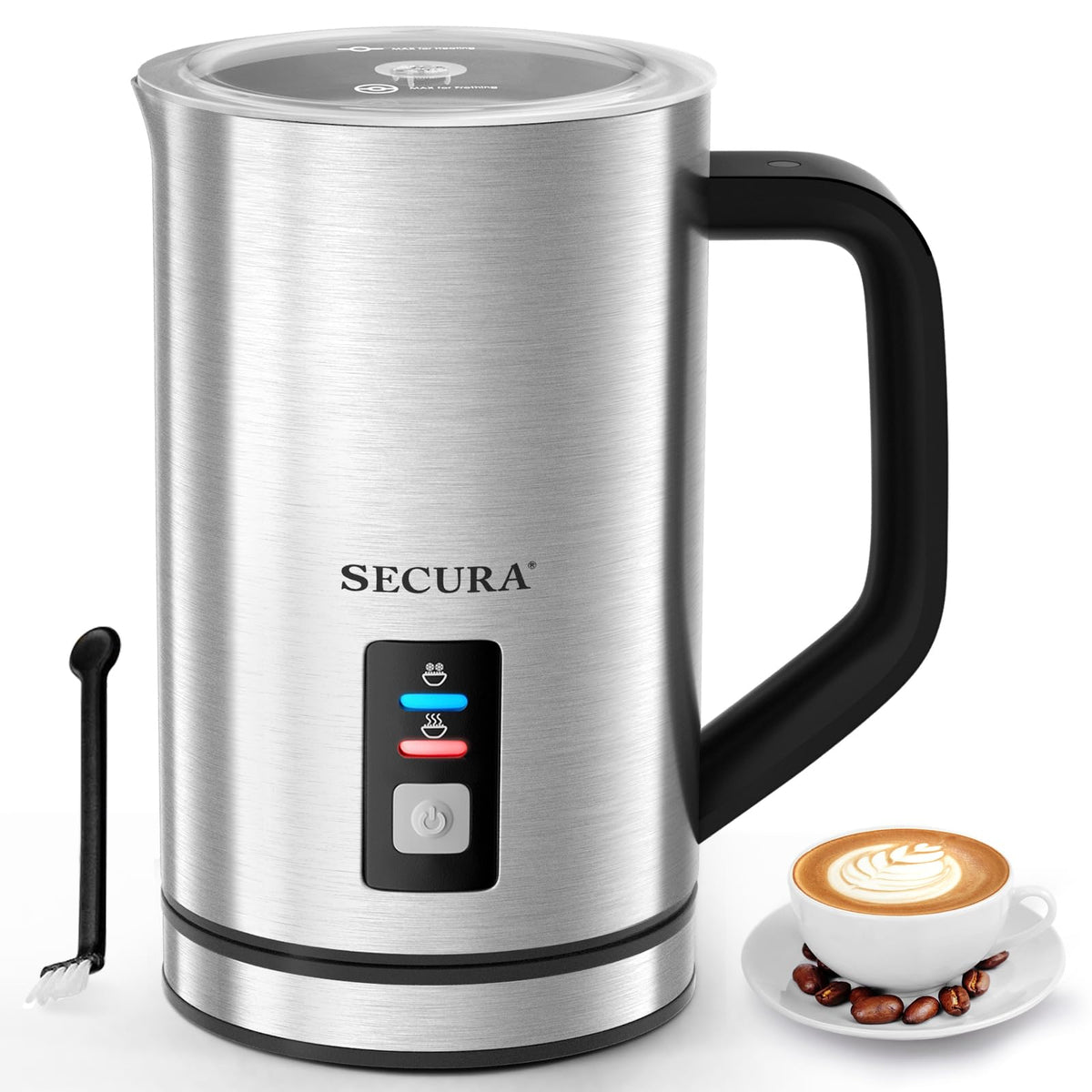 8.4oz Stainless Steel Milk Frother O92794
