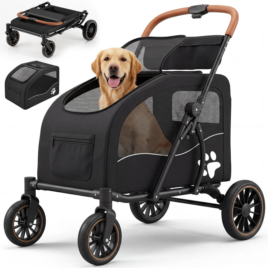 Foldable Dog Stroller for Large Dogs up to 110lbs P909100