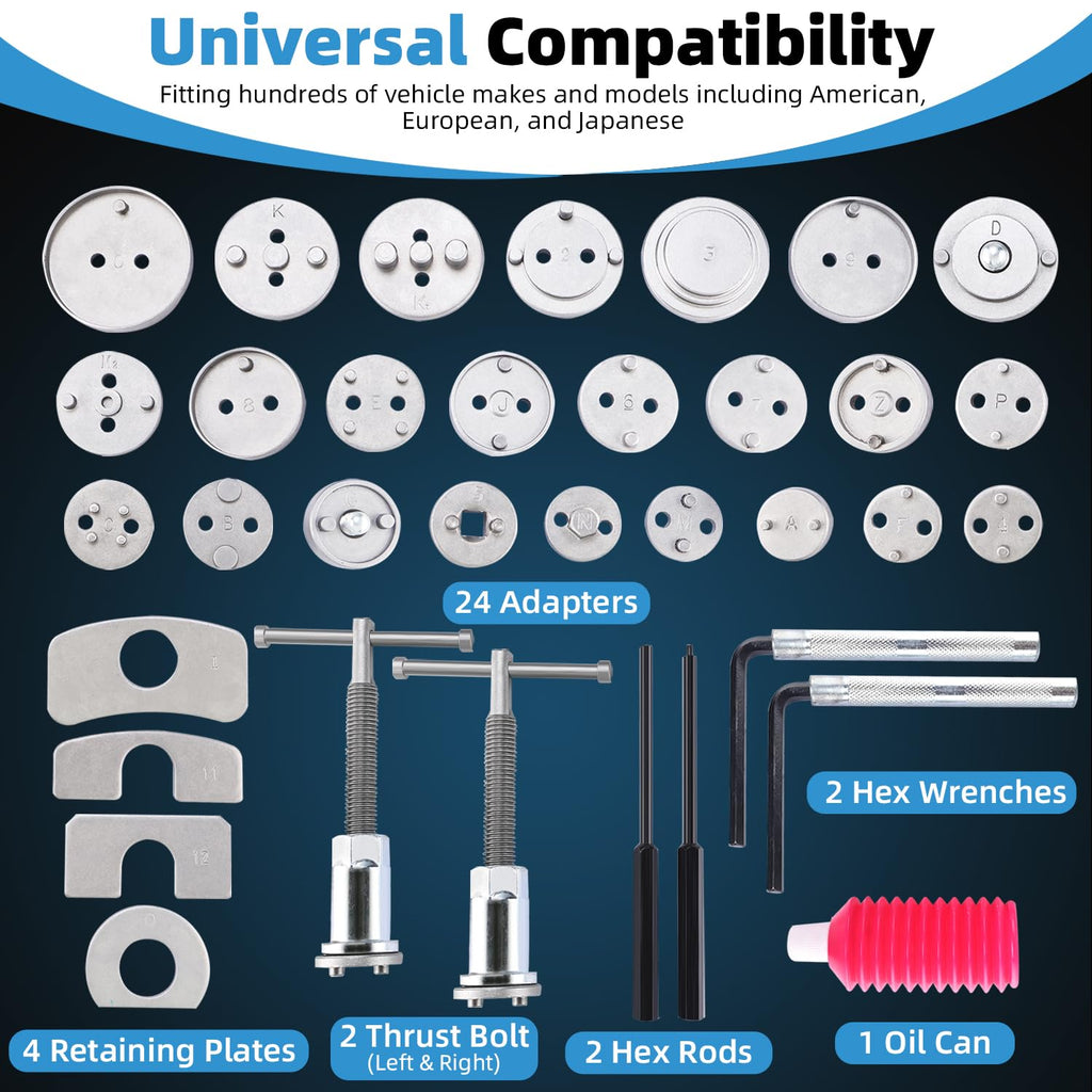 35pcs Disc Brake Caliper Tool Kit H5323