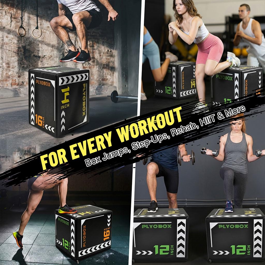 3-in-1 Plyometric Jump Box H32832