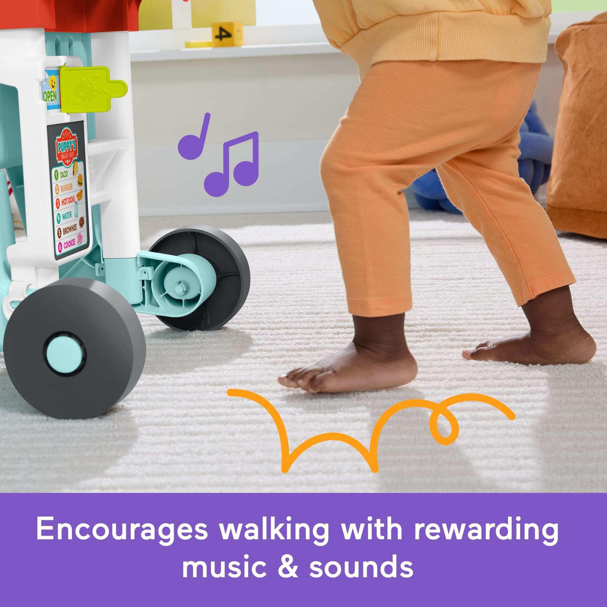 Baby Learning Toy 4-in-1 Walker with 14 Pieces E2098
