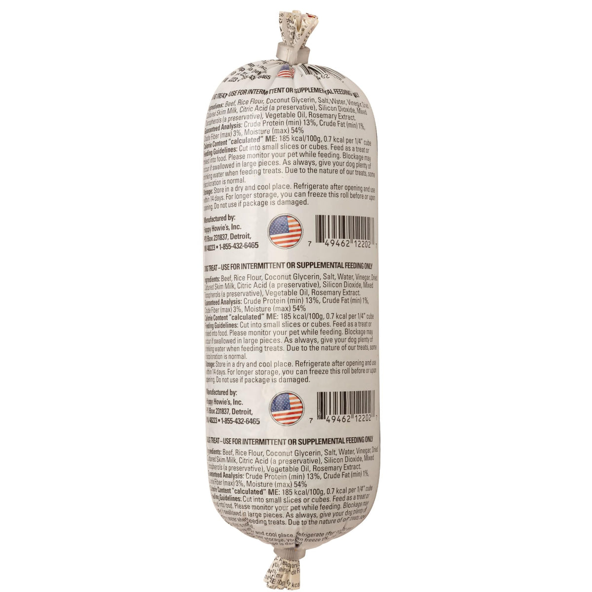 Beef Soft Meat Roll Treat 12 Oz (Pack of 4) W960