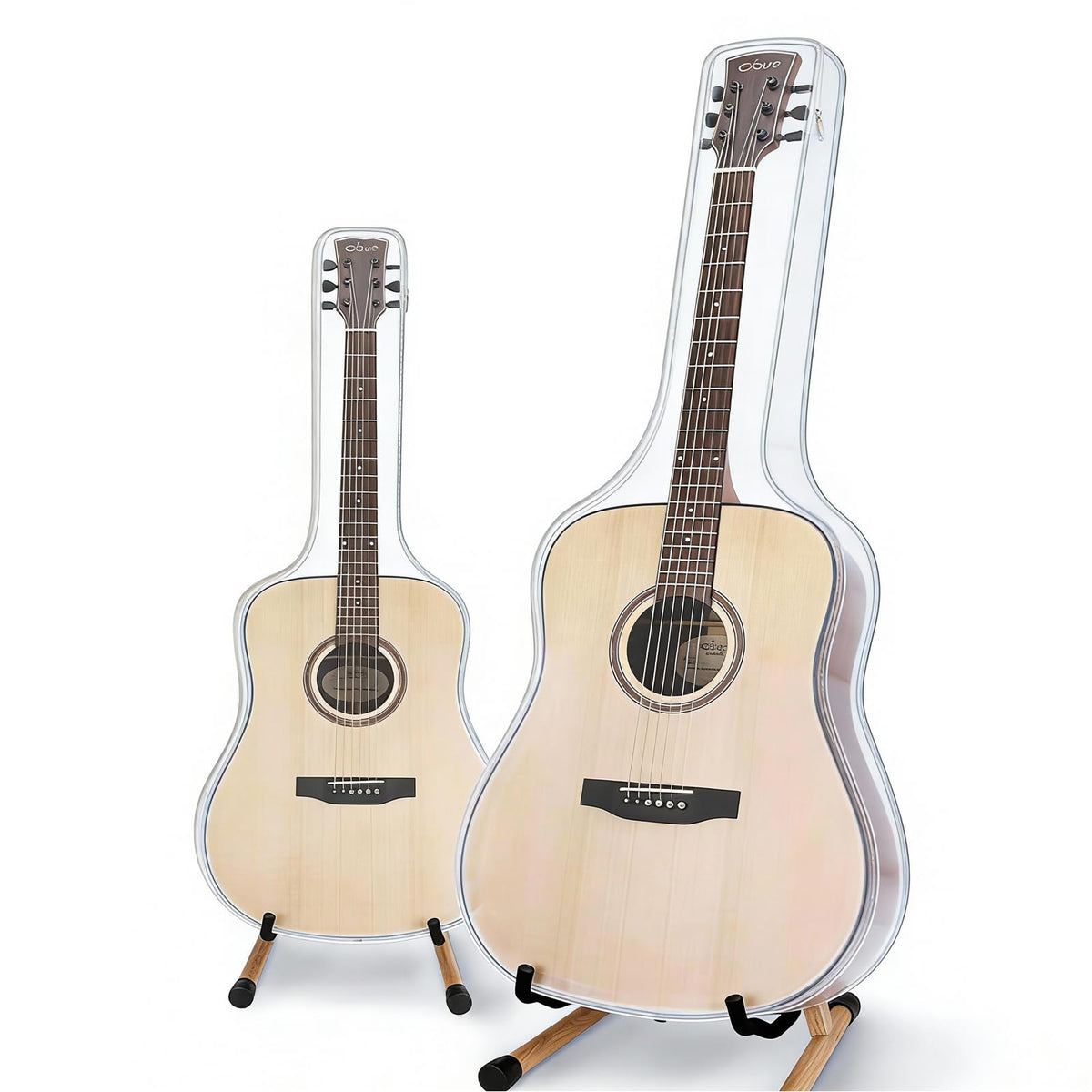 Transparent PVC Guitar Dust Cover for 40/41 Inch Acoustic & Electric Guitars Q160400