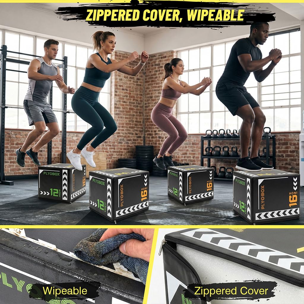 3-in-1 Plyometric Jump Box H32832