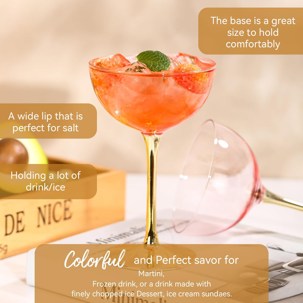 Pink Martini Glasses Set of 6 B506217