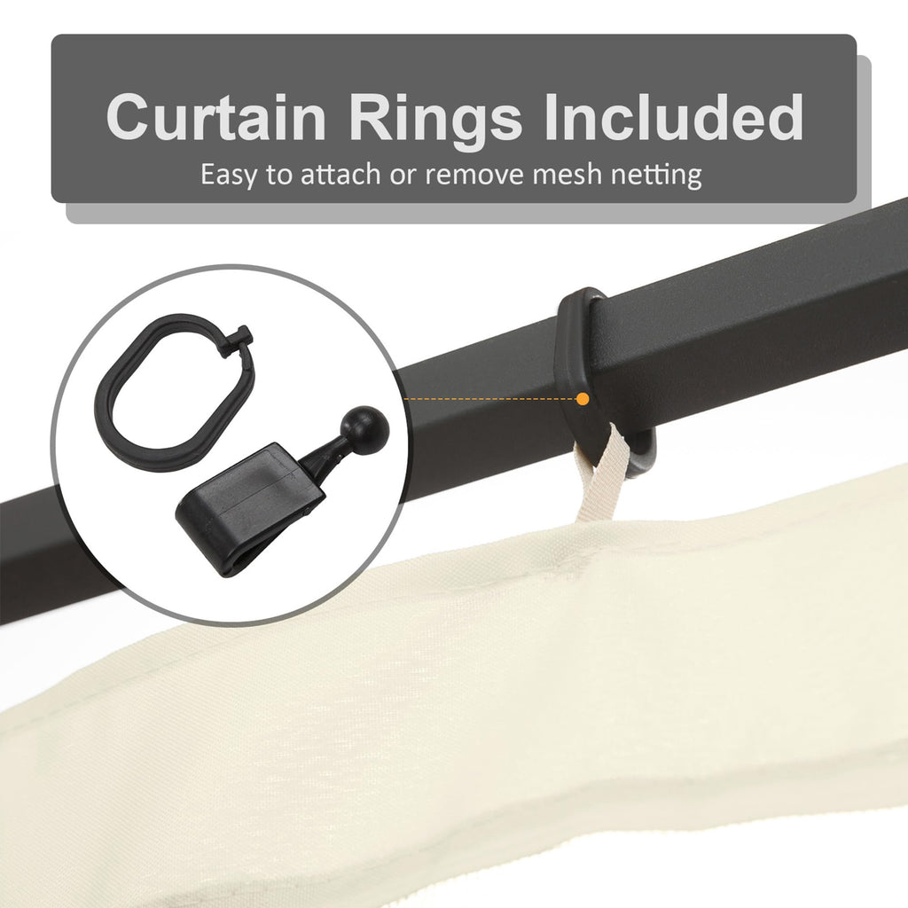 10' x 13' Replacement Mesh Sidewall Netting O756879