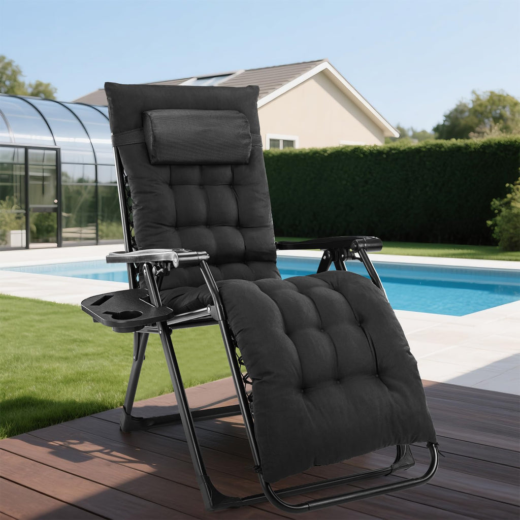 Zero Gravity Chair with Cup Holder Tray I5058