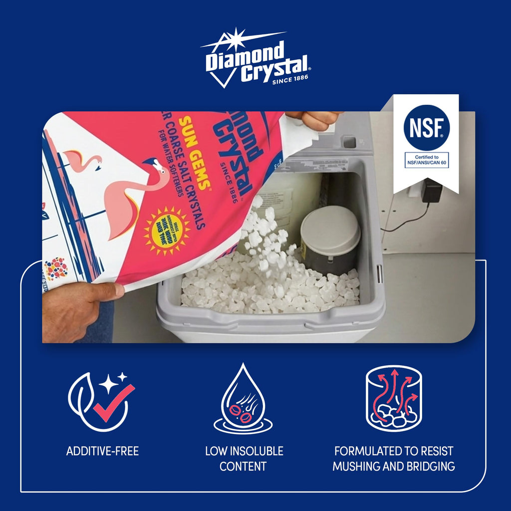 2 Pack Super Coarse Water Softener Salt, 40 Pounds G2433