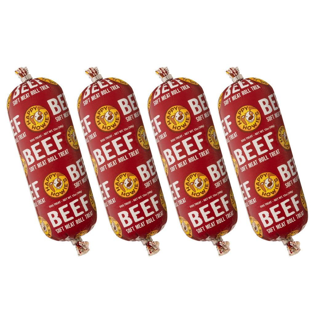 Beef Soft Meat Roll Treat 12 Oz (Pack of 4) W960