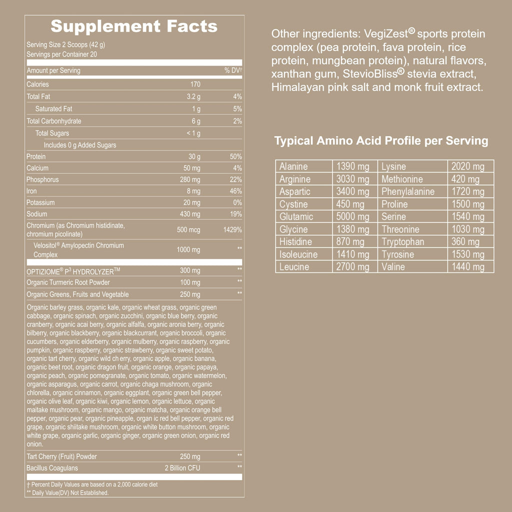 Vanilla Vegan Plant Based Protein Powder Q618064