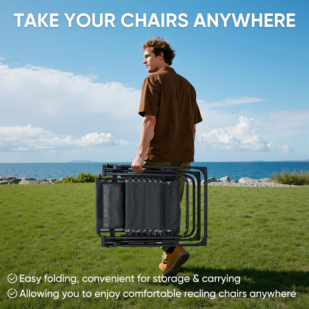 Zero Gravity Chair with Cup Holder Tray I5058