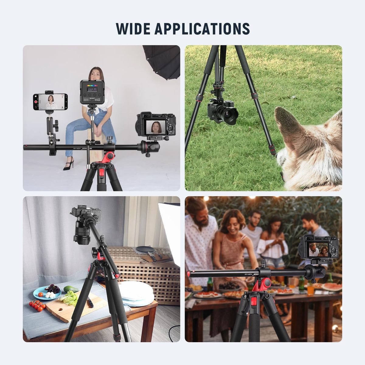 72 Inch Camera Tripod Monopod with Ball Head S3133