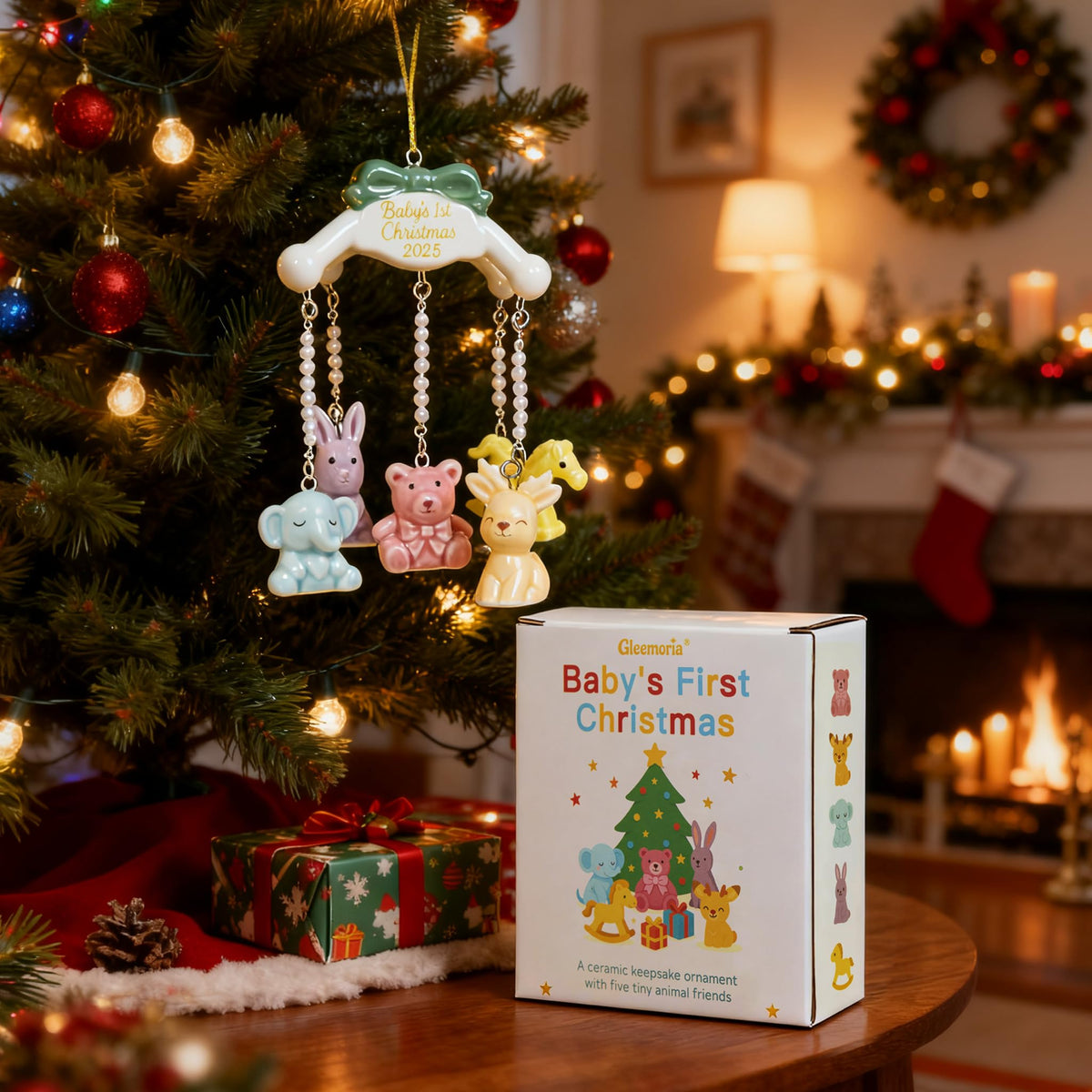Baby's First Christmas Ornament 2025 L9610