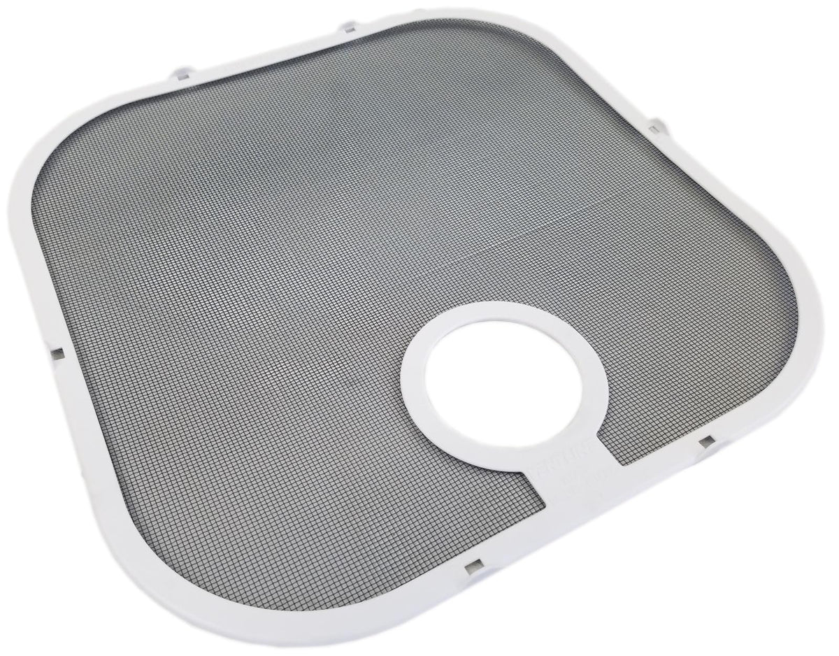 Non Powered RV Roof Vent White Lid O1805