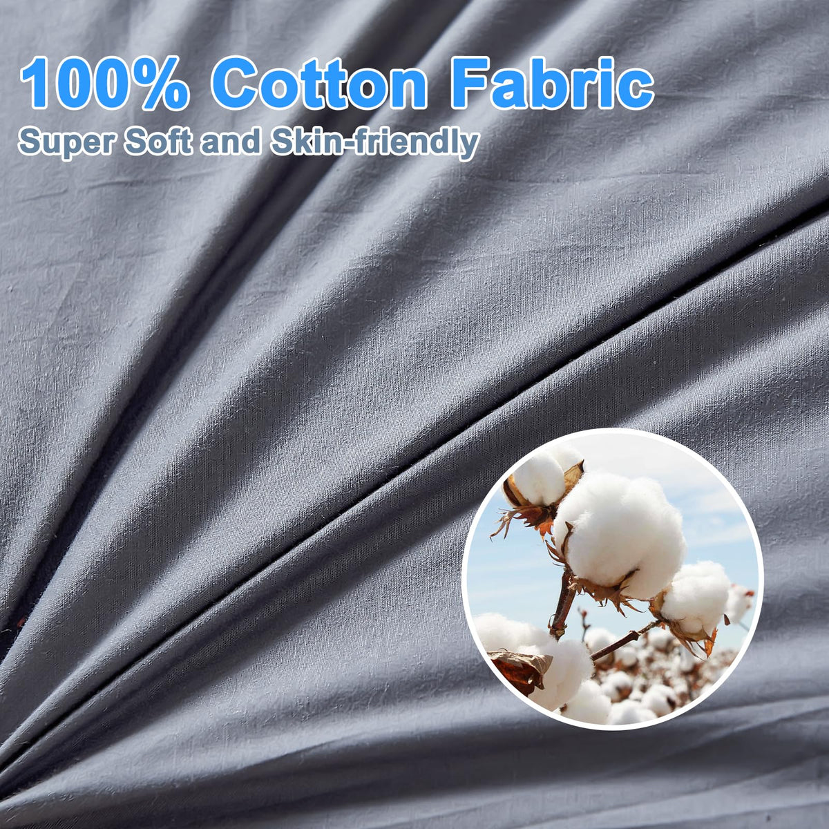 King Size Set of 2 Cotton Bed Pillow C561571