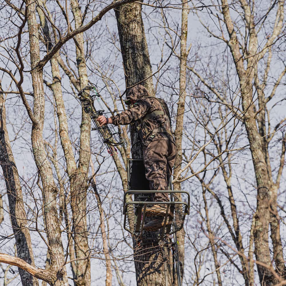 Hang-on Tree Stand with Folding Comfort-Mesh Seat U110478
