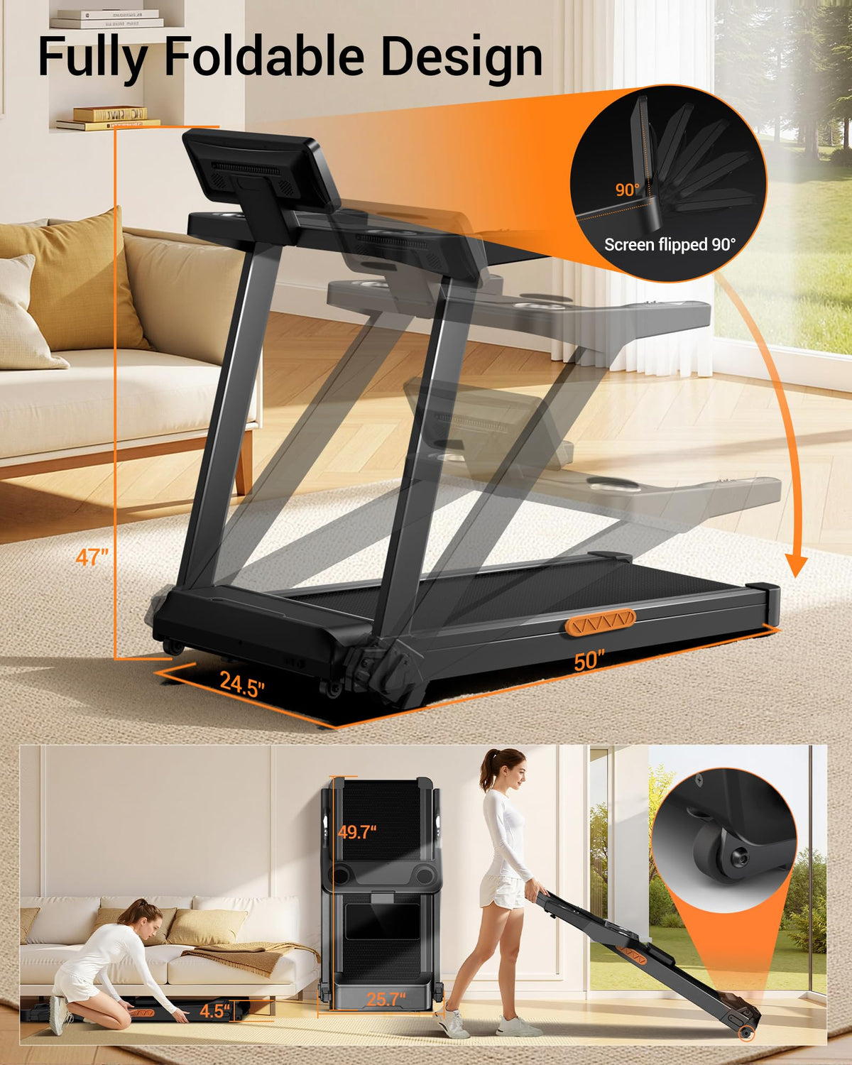 Treadmill with 20% Incline C955