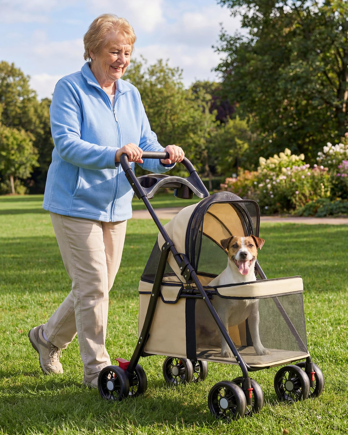 Foldable Pet Stroller Q9292
