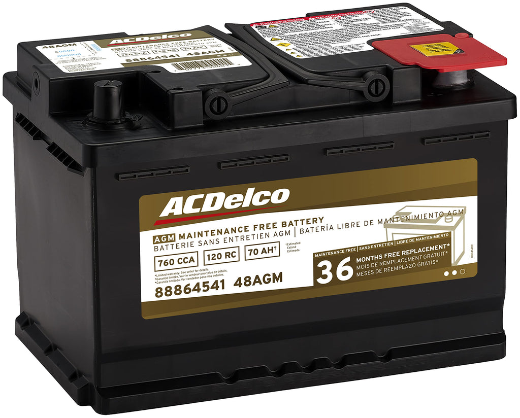 Black AGM BCI Group 48 Battery S5375