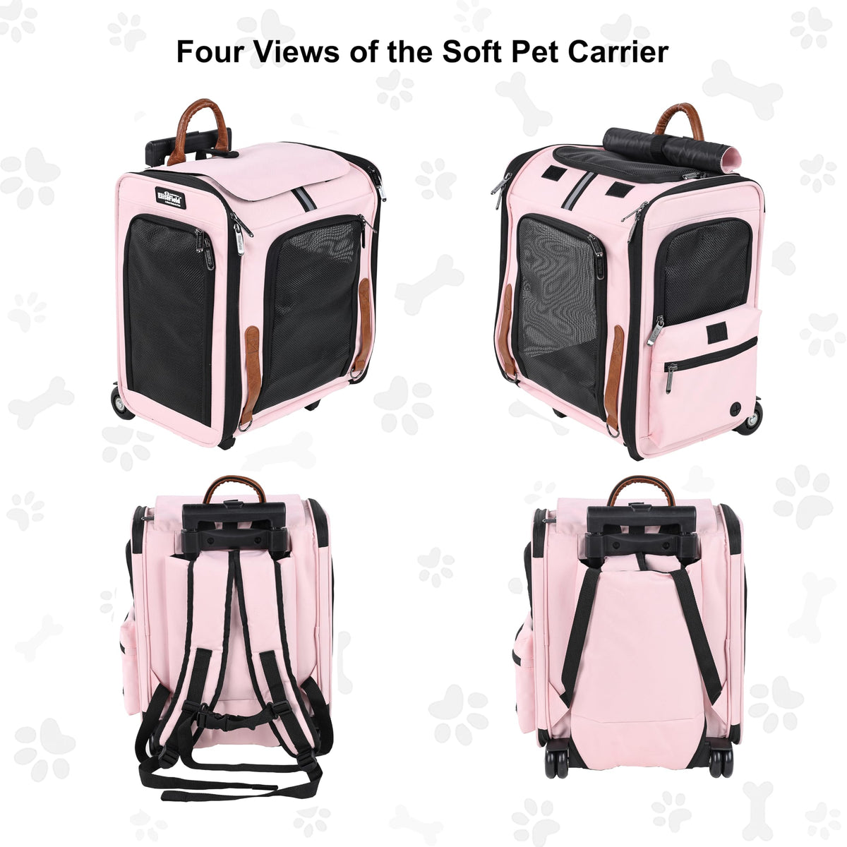 Rolling Dog & Cat Carrier F645161