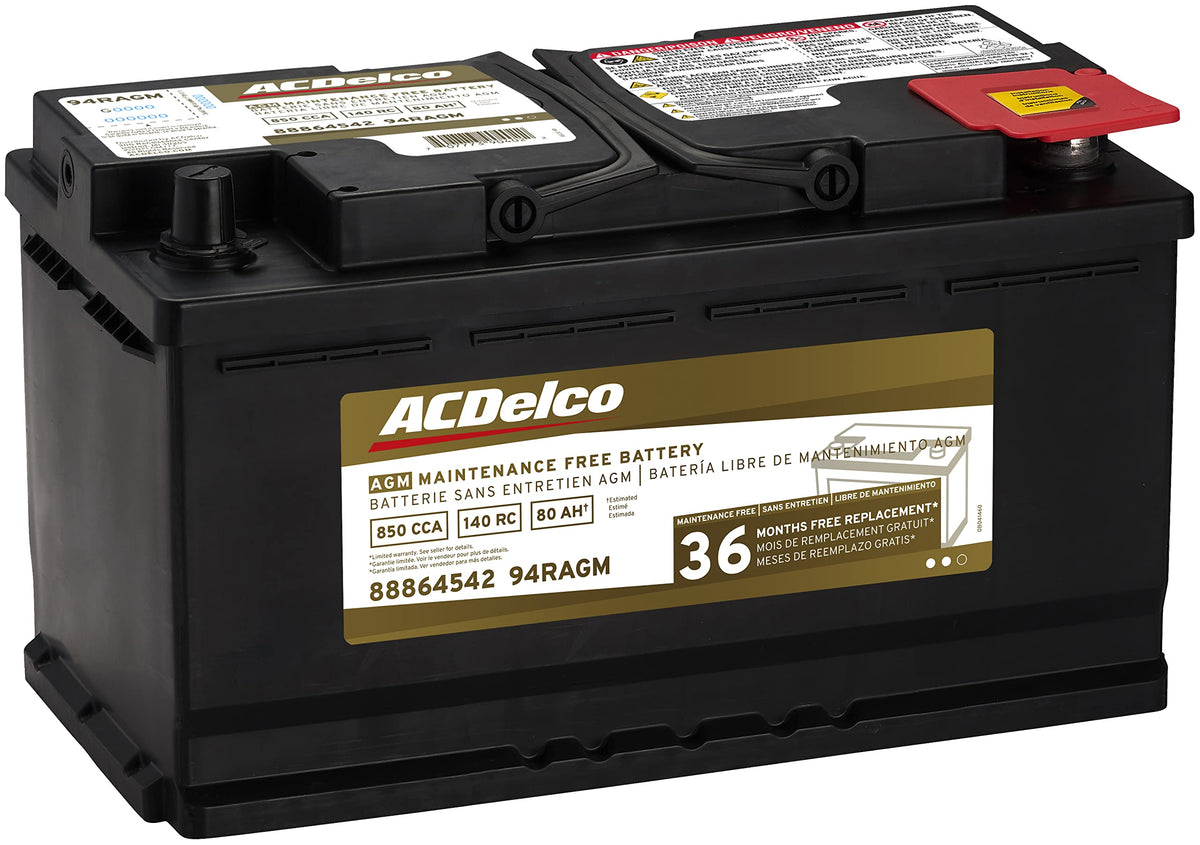 Black AGM BCI Group 48 Battery S5375