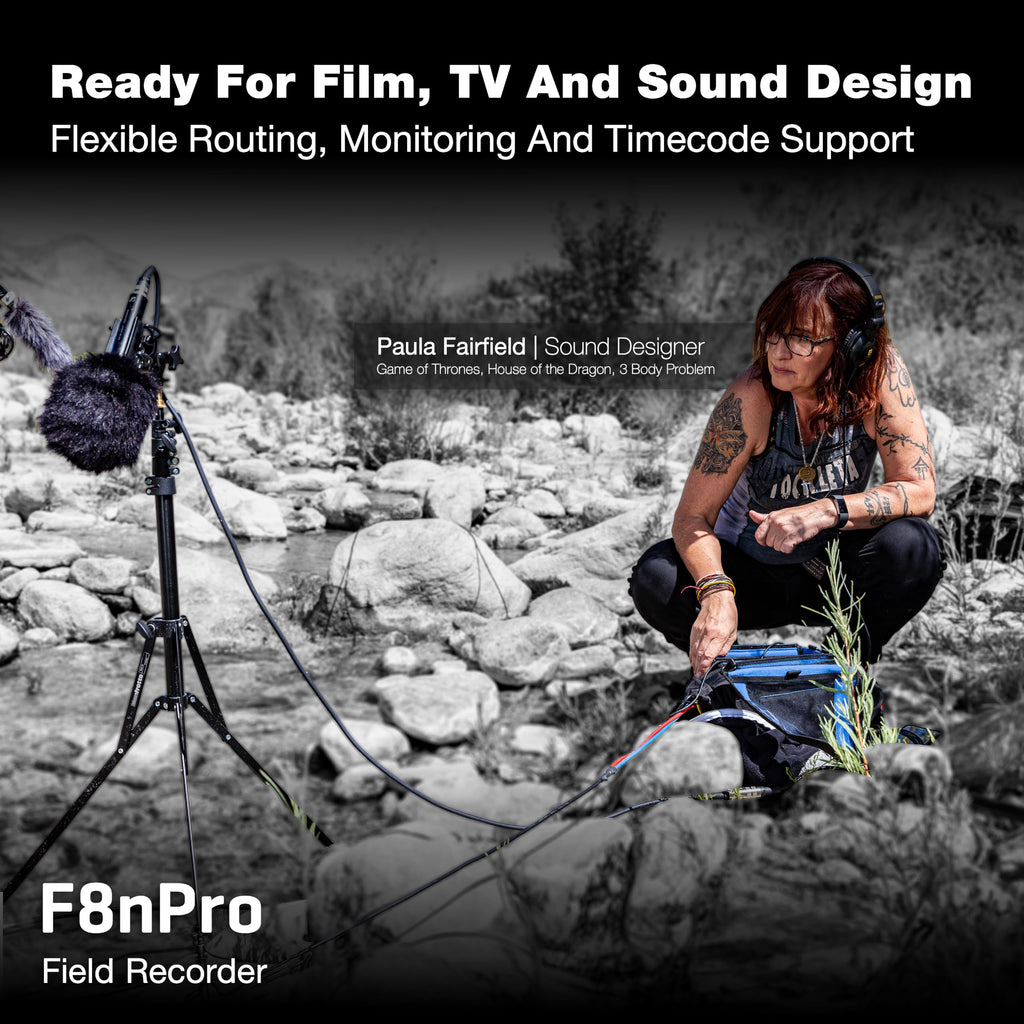 Field Recorder with 8 Inputs & 10 Tracks K3754