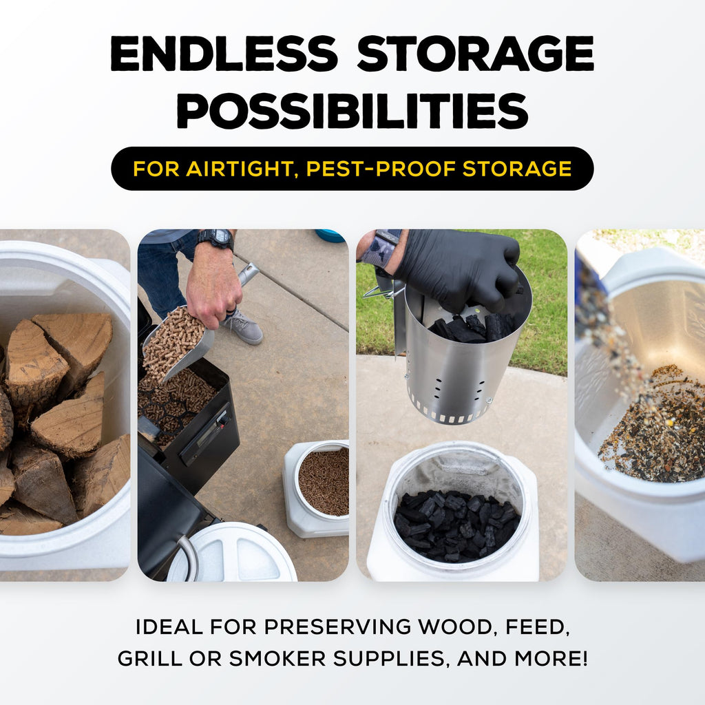 Airtight Pet Food Storage Container with Scoop R31227