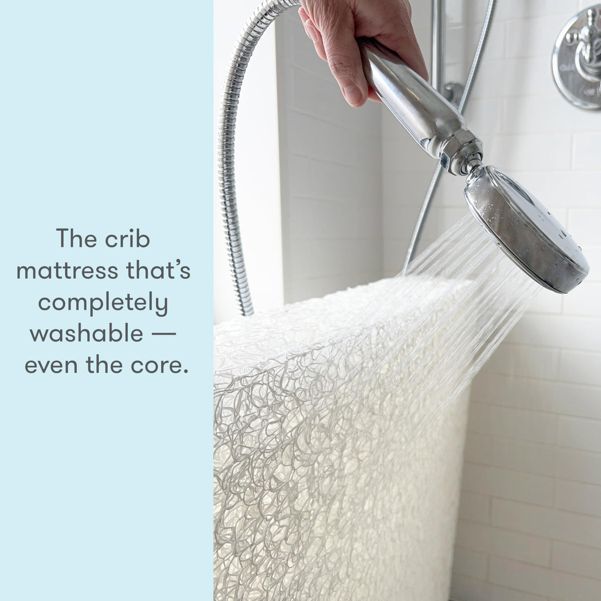 White Waterproof Crib Mattress Q92186