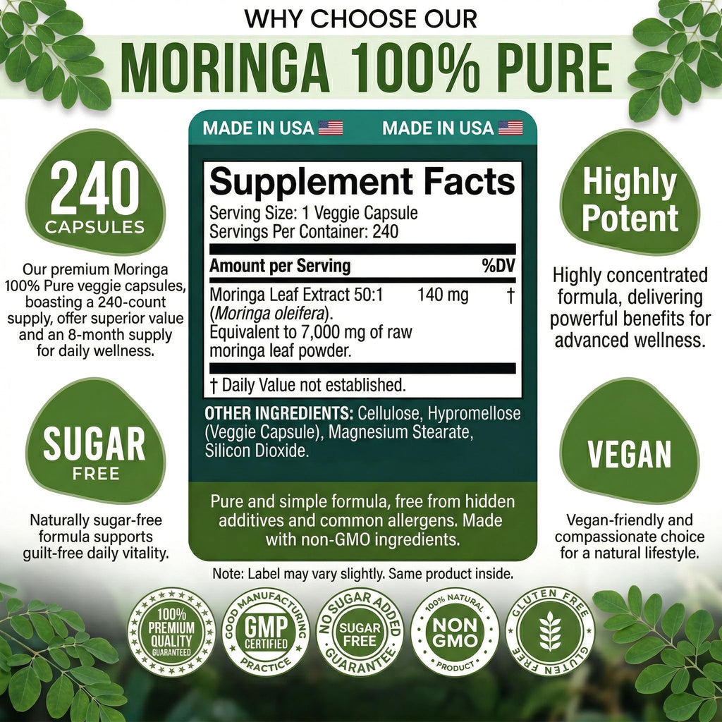Moringa Capsules 240 Capsules Q1023