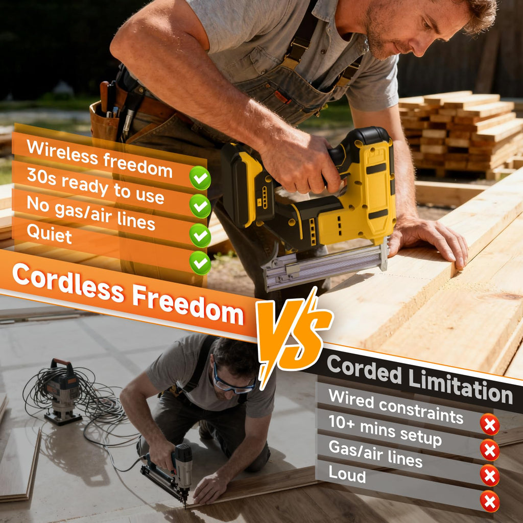 2-in-1 Cordless 18GA Nail Gun & Staple Gun L289