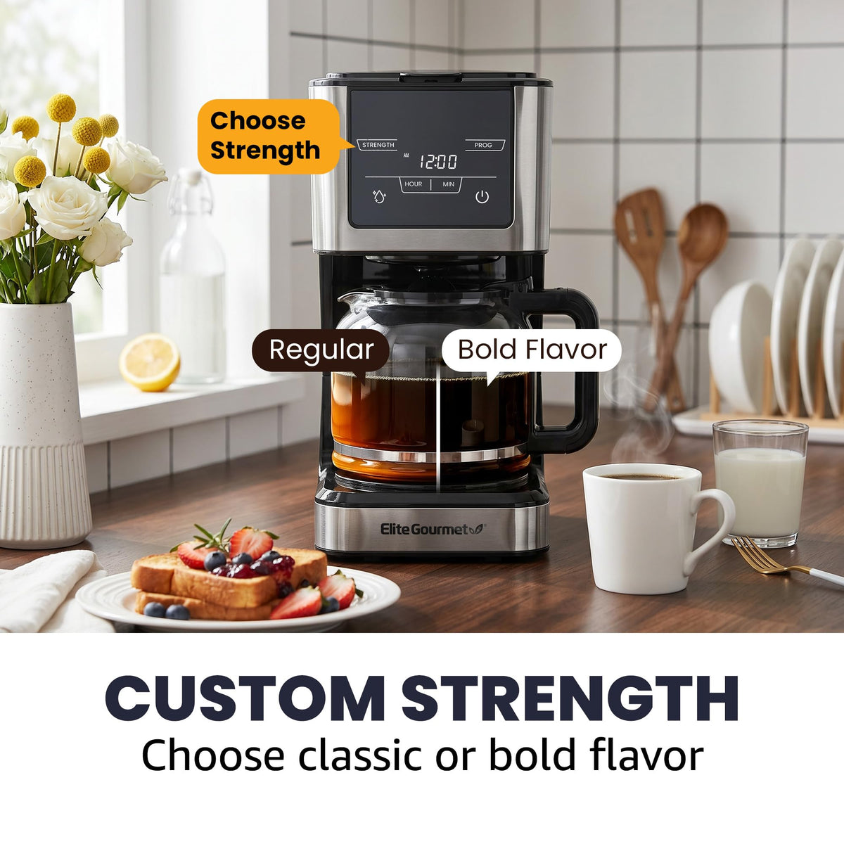 12-Cup Programmable Drip Coffee Maker L4116