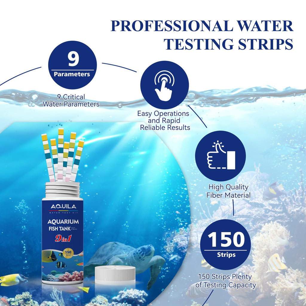 Aquarium Water Test Kit 9-in-1 A4897