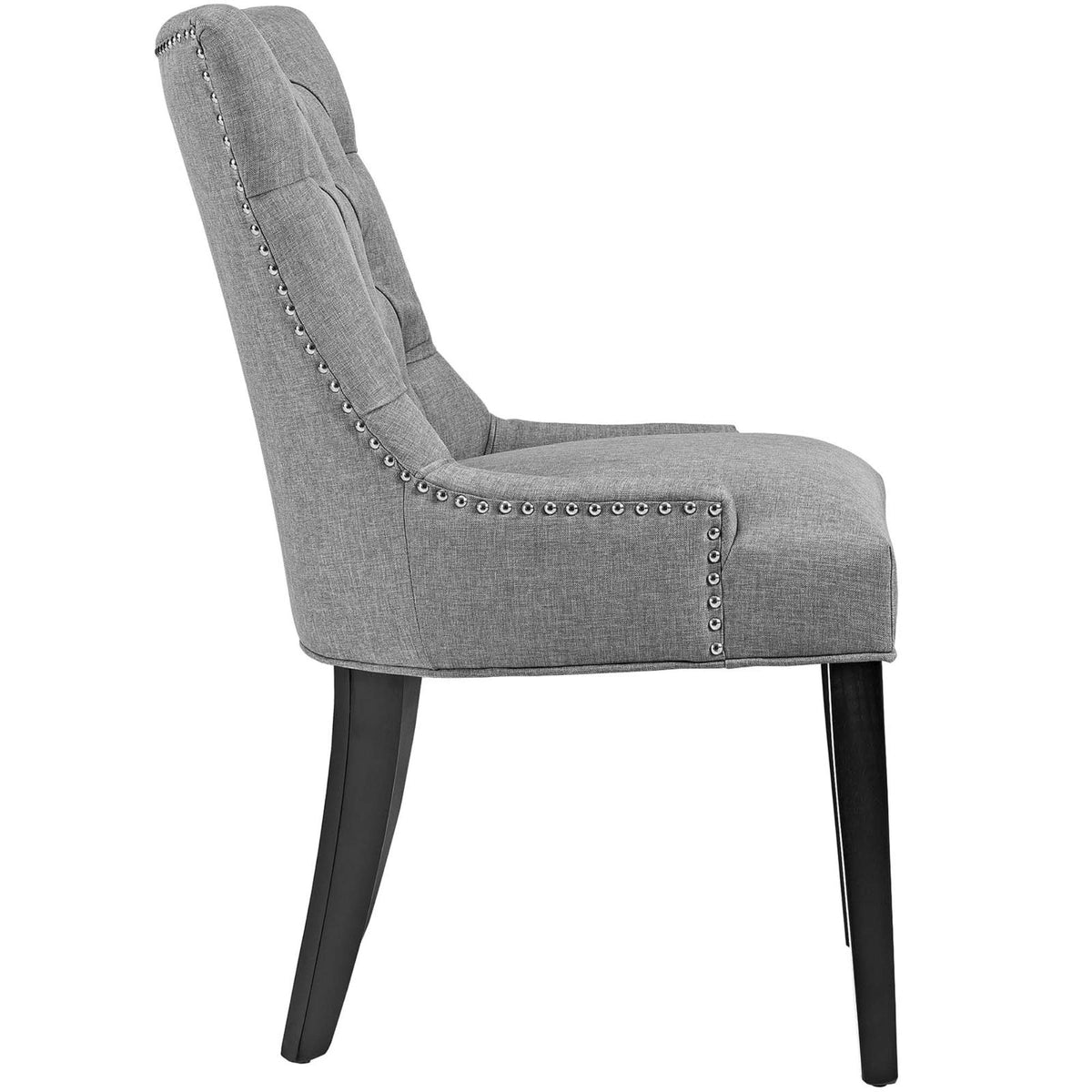 Tufted Upholstered Fabric Parsons Dining Chair with Foam Padding A98612