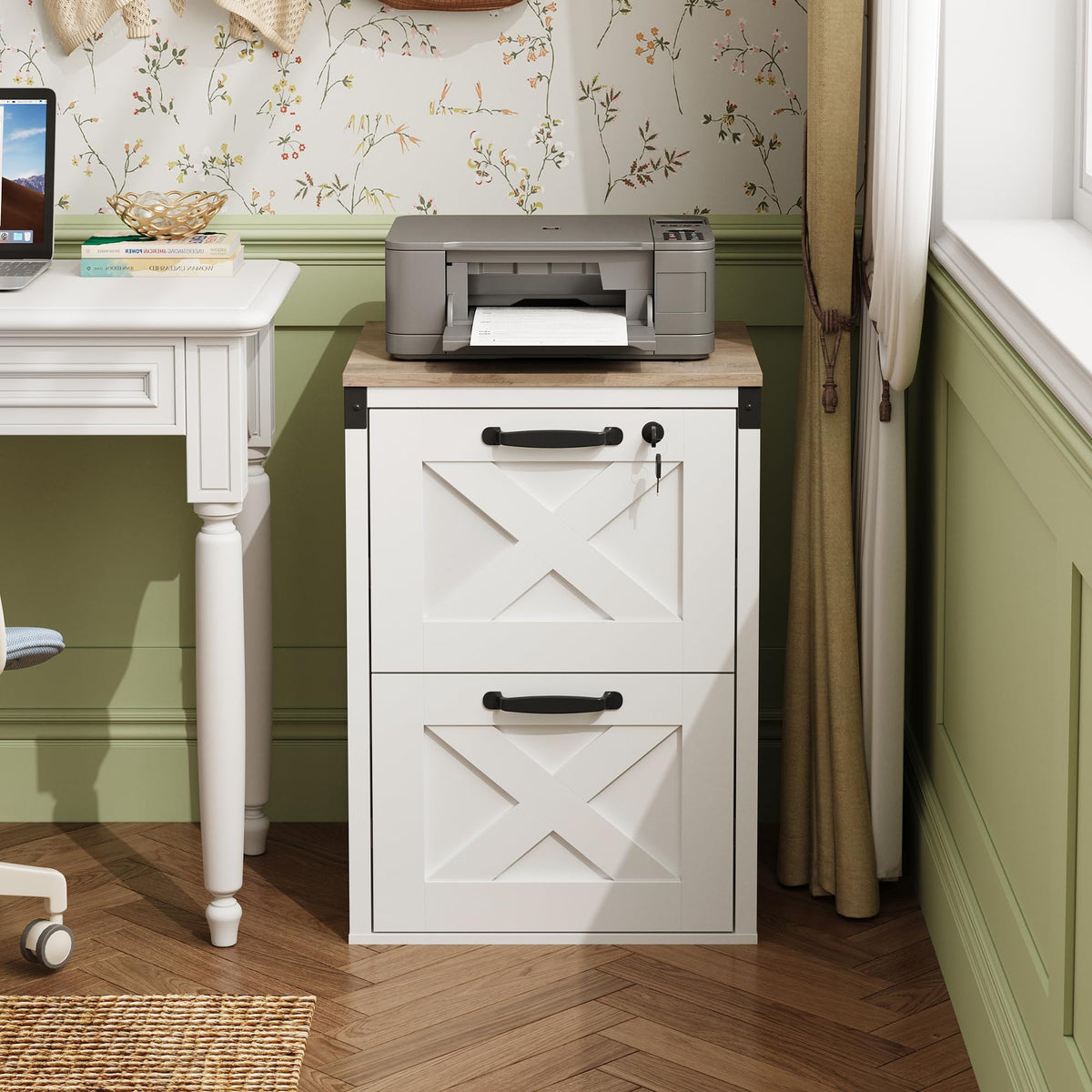 2-Drawer File Cabinet with Lock E51508