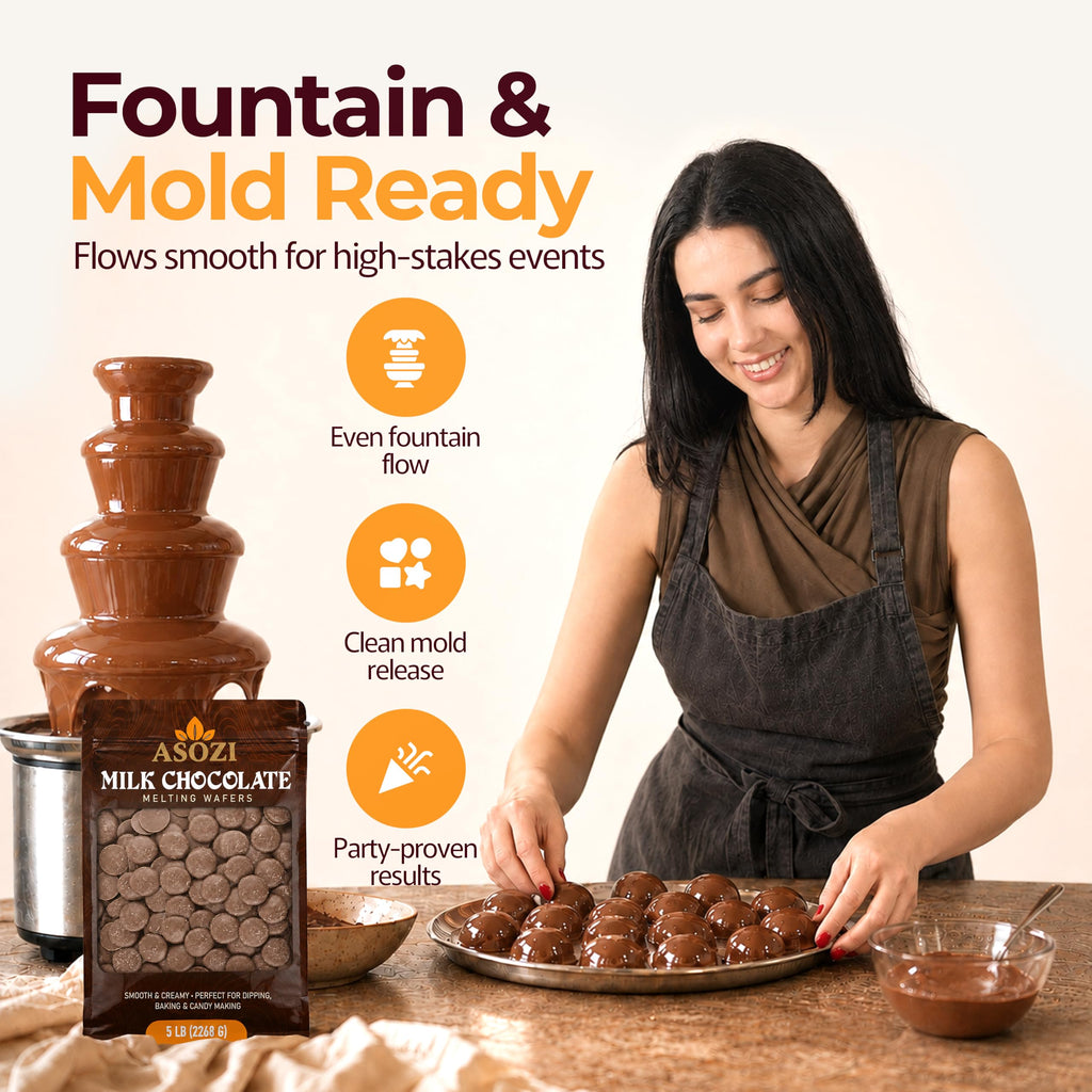 Milk Chocolate Melting Wafers 5lb F257