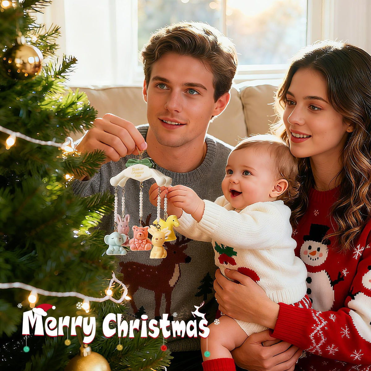 Baby's First Christmas Ornament 2025 L9610