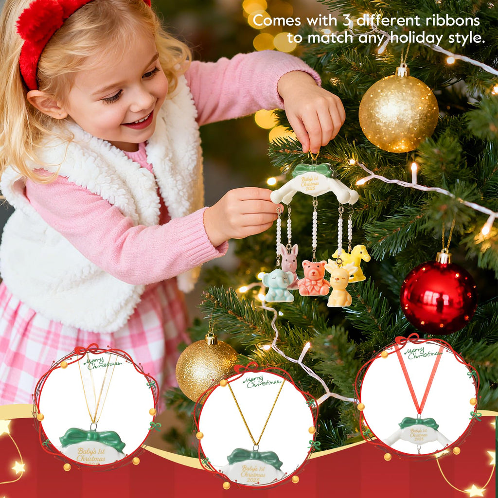 Baby's First Christmas Ornament 2025 L9610